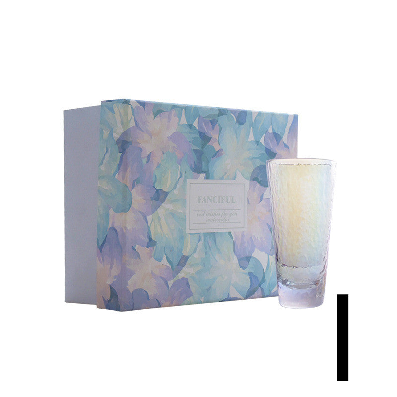 Creative Colorful Hammer Pattern Glass Set