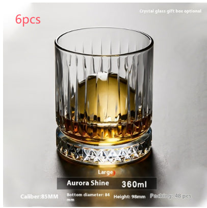 Whiskey Shot Crystal Beer Glass
