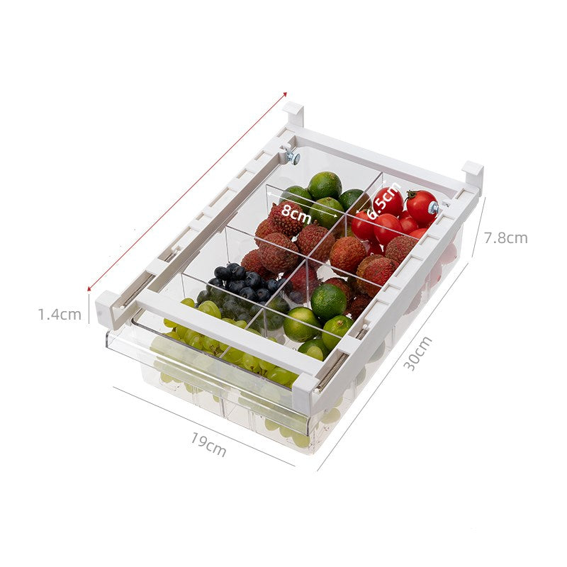 Kitchen Adjustable Refrigerator Storage Rack