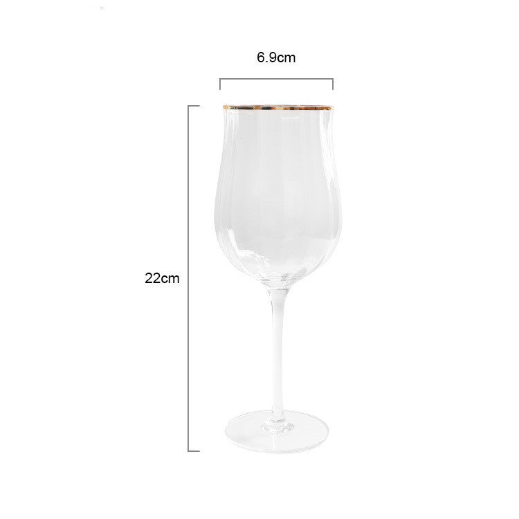 Tulip Crystal Glass Wine Set