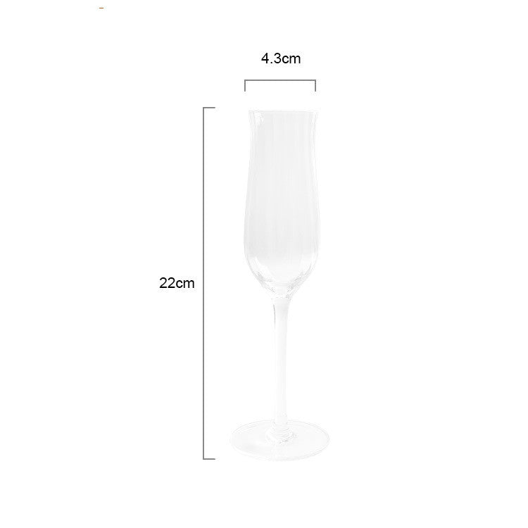 Tulip Crystal Glass Wine Set