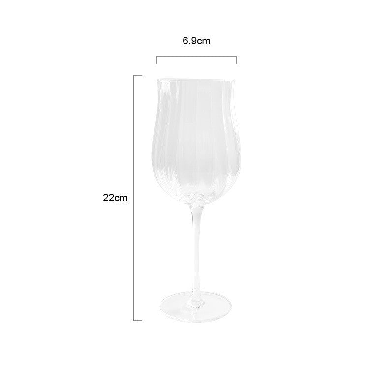 Tulip Crystal Glass Wine Set