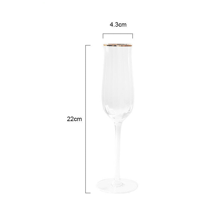 Tulip Crystal Glass Wine Set