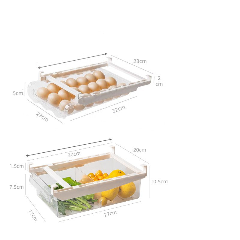 Kitchen Adjustable Refrigerator Storage Rack