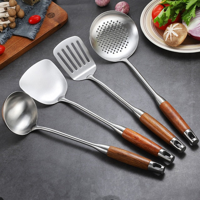 304 Huali wooden spoon kitchen utensils
