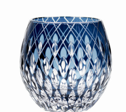 Hand Carved Crystal Whiskey Shot Glass