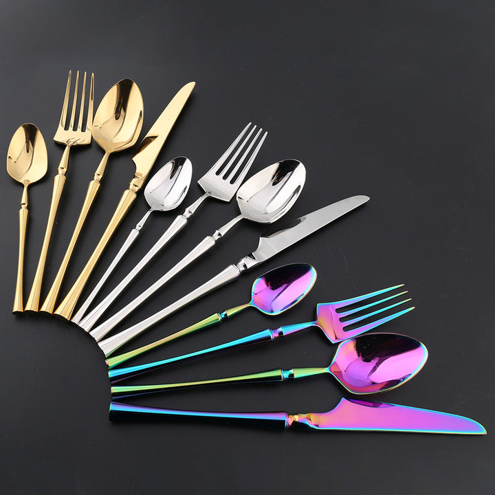 Fork Spoon Steak Cutlery Four Piece Set