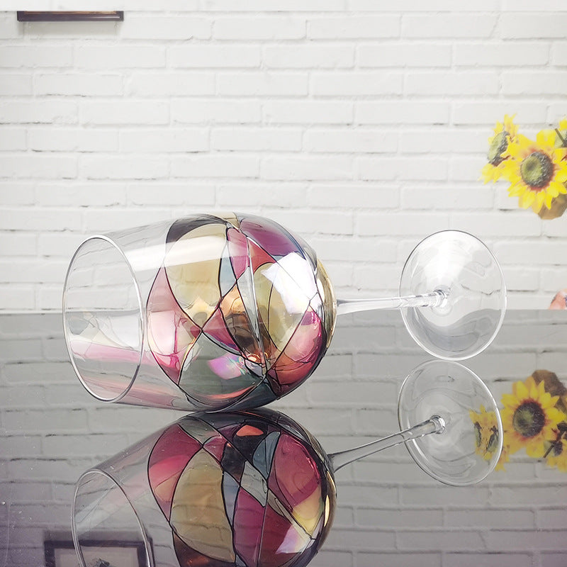 Crystal Red Wine Glass Household Goblet Set