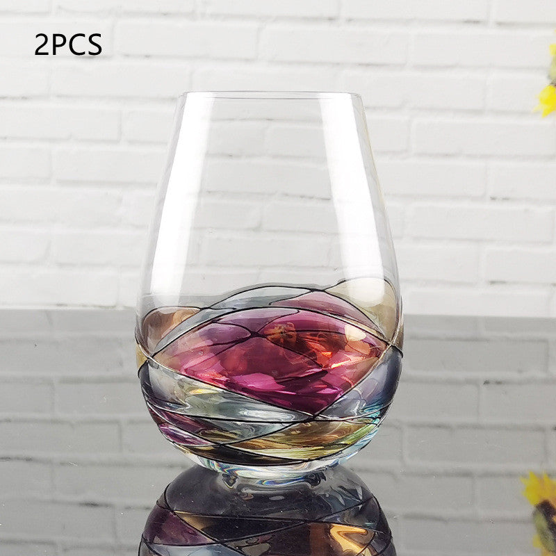 Crystal Red Wine Glass Household Goblet Set