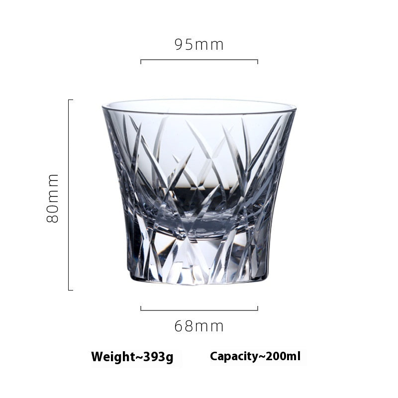 Household Whiskey Crystal Glass