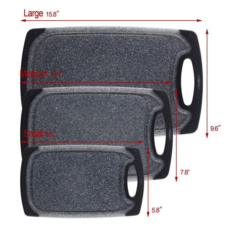 Imitation Marble Plastic Vegetable Cutting Board