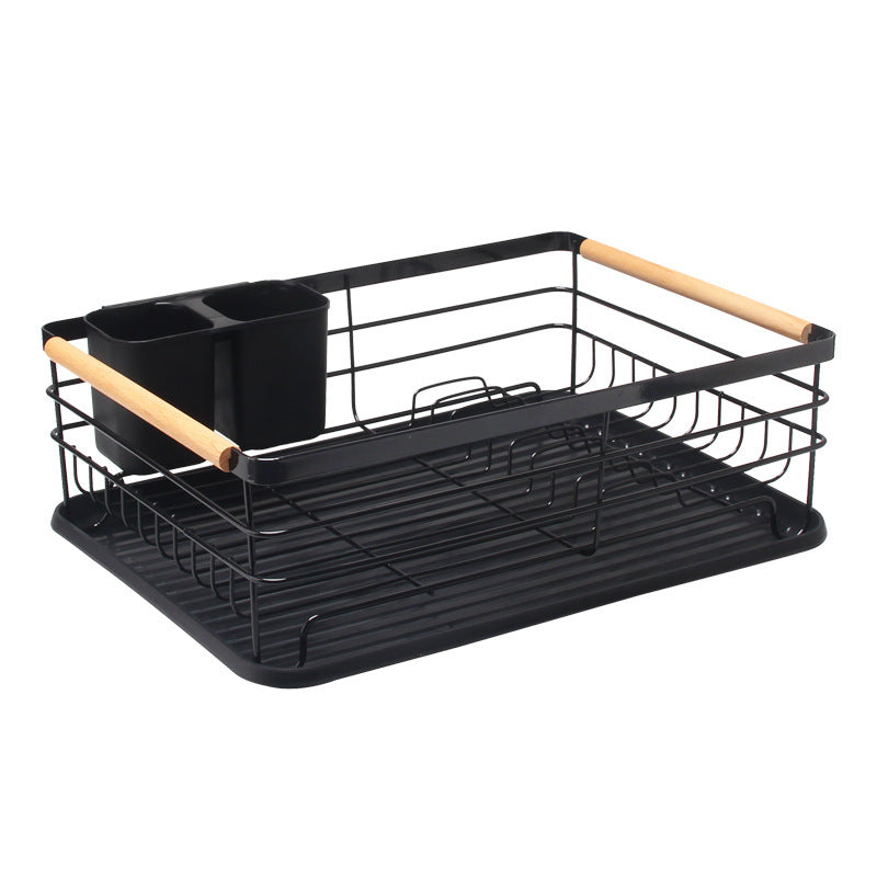 Kitchen  Household Countertop Dish Storage Rack