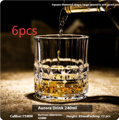 Whiskey Shot Crystal Beer Glass