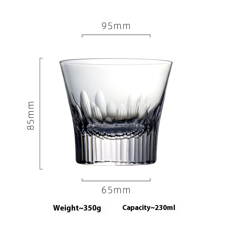 Household Whiskey Crystal Glass