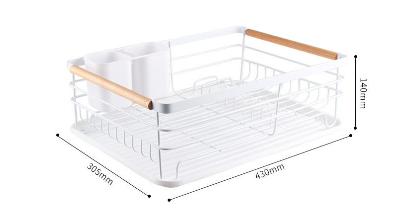 Kitchen  Household Countertop Dish Storage Rack